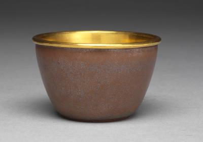 图片[2]-Purple-granule stacking cup in brown glaze, Qing dynasty, Qianlong reign (1736-1795)-China Archive